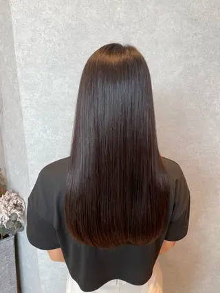 ロング 切りっぱなしボブ/ 蒲生四丁目/伊藤瑠唯のヘアスタイル