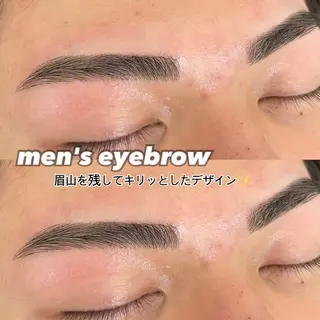 メンズ アイブロウ 目黒アイサロン 🩶Ikegamiのマツエク・マツパデザイン