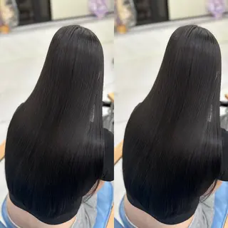 ロング 髪質改善🩵縮毛矯正 代々木/木下のヘアスタイル