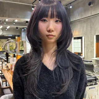 ロング カラー デザインレイヤー/ KOSUKEのヘアスタイル