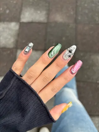 ネイル mano Hanaのネイルデザイン