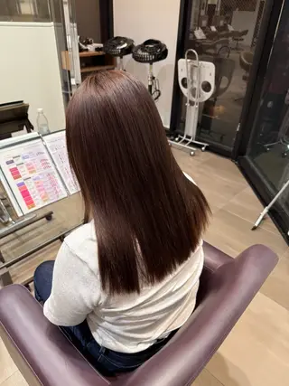 ミディアム カラー Ayaka/天王寺 /ハイトーン/透明感のヘアスタイル