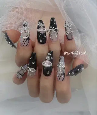 ネイル HANA 長さだしのネイルデザイン