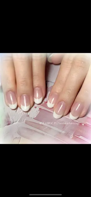 ネイル ネイル/耳つぼ /新ホワイトニングのネイルデザイン