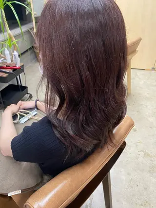 カラー シミズ アスカのヘアスタイル