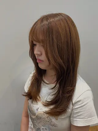 ロング 岡野 豪のヘアスタイル