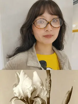 ミディアム カラー 砂原 ひよりのヘアスタイル