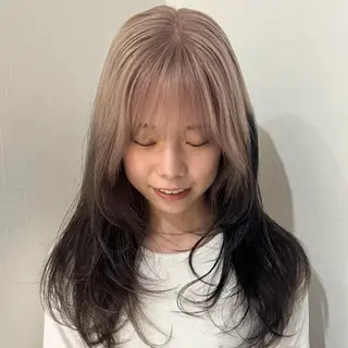 ロング 吉祥寺/koume/ カラー/レイヤーのヘアスタイル