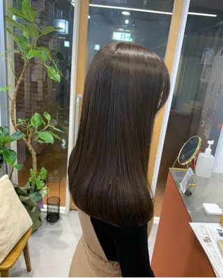 セミロング カラー オクミヅキ /髪質改善/梅田🫧のヘアスタイル