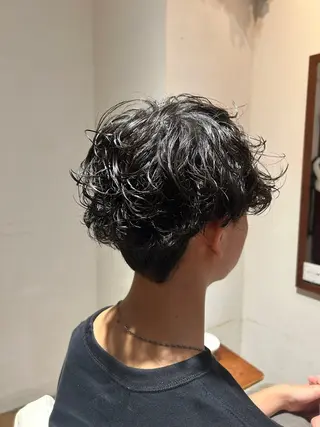 ショート パーマ Botanica所属・メンズカット /ボブ/ショートボブのヘアスタイル