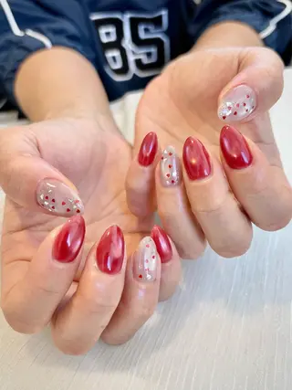 ネイル mofie🤍ユミ/ 恵比寿/パラジェルのネイルデザイン