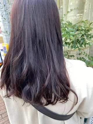 ミディアム カラー 宮内 真乃のヘアスタイル