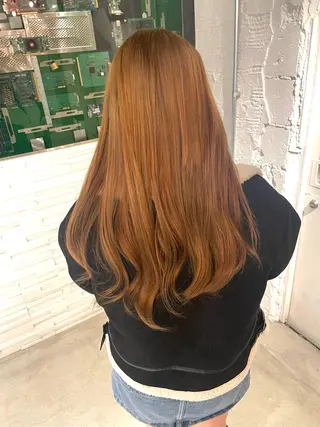 ロング 🇨🇳ハイトーン ワンホン🇰🇷ななのヘアスタイル