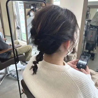 ミディアム 綿貫 美雪のヘアスタイル