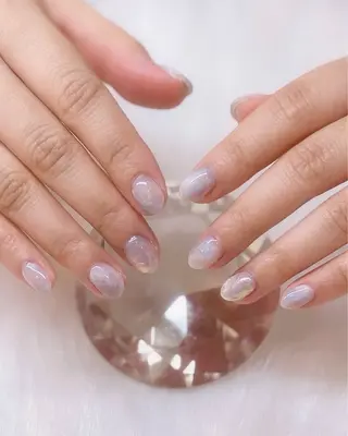 ネイル 透明感/フィルイン/ 亀戸5分ラシュシュのネイルデザイン