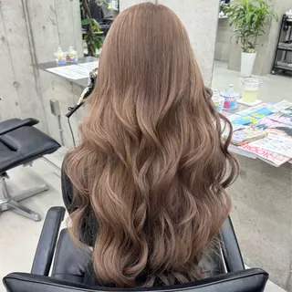 ロング カラー 齋藤 梨乃のヘアスタイル