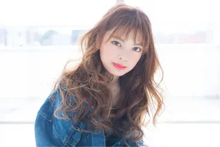 セミロング カラー 小野 和摩のヘアスタイル