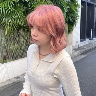 ミディアム カラー 🎀 原宿/ブリーチ 🎀　♡Reina♡のヘアスタイル