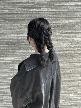 ミディアム たんの さゆのヘアスタイル