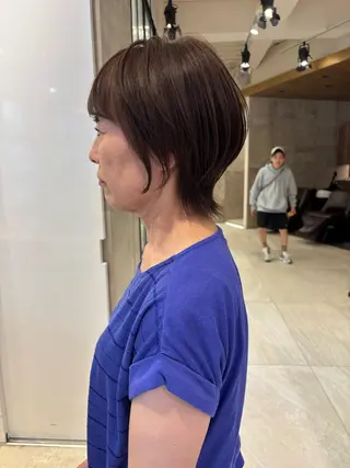 ショート 大人ショート特化/ カットモデル/表参道のヘアスタイル