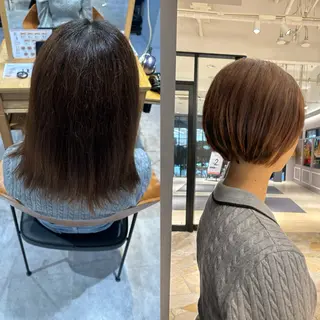 ショート 重里 瑠花のヘアスタイル