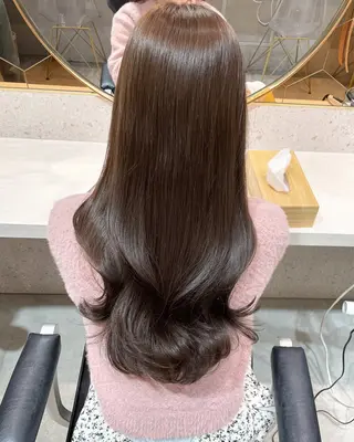 ロング 韓国ヘア🤍顔周り/ 髪質改善✨/林遼一郎のヘアスタイル