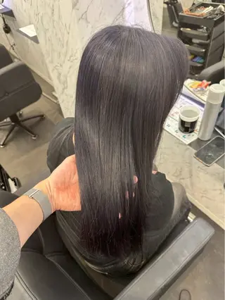 カラー ⋆✦ Leon カット¥1100のヘアスタイル