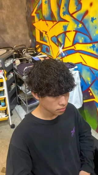 メンズ 永倉 迅人 /メンズカットパーマのヘアスタイル