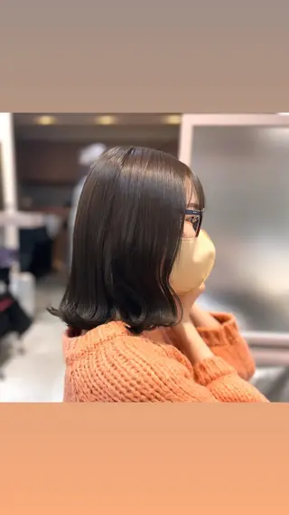 ミディアム カラー ヘアアレンジ 完全💗マンツーマン marinのヘアスタイル