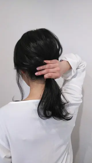 セミロング カラー パーマ ヘアアレンジ メンズ キッズ ネイル マツエク・マツパ MEGUMI megumiのヘアスタイル