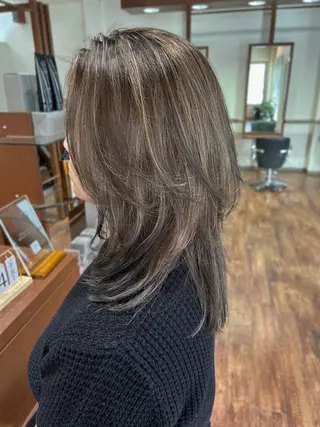 ミディアム Lani hair salon所属・野洲/髪質改善/ 田中瑠生のヘアスタイル