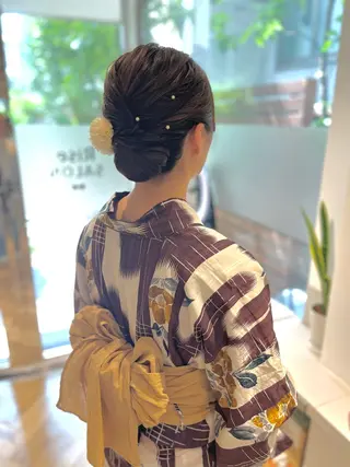 ヘアアレンジ 似合わせヘアメイク 💐オダギリチアキのヘアスタイル