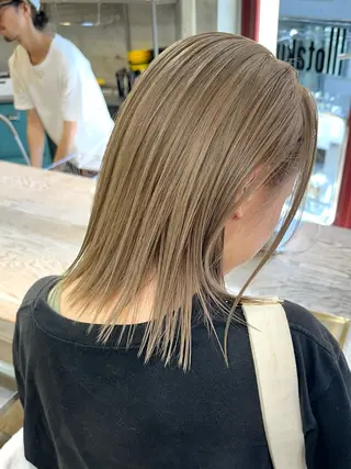 ショート ササキカズマ〻透明感 〻色落ち〻赤み消しのヘアスタイル