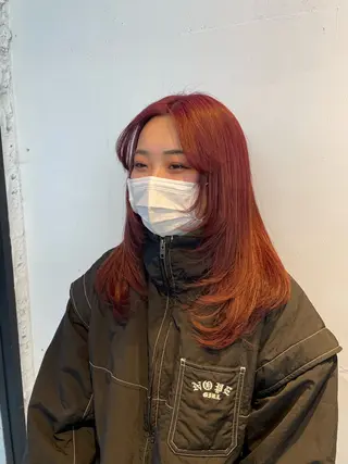 カラー ハイトーンカラー🩵 指名多数💗横山聖奈のヘアスタイル