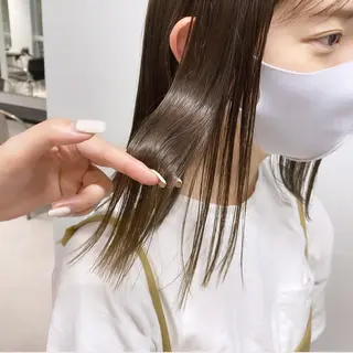 ミディアム カラー マンツーマン半個室 tamuraのヘアスタイル
