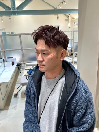 カラー メンズ N,SOL / 岩上 新大のヘアスタイル