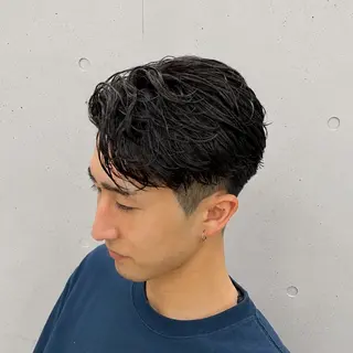 パーマ メンズ ウエムラ/似合 わせカット/パーマのヘアスタイル