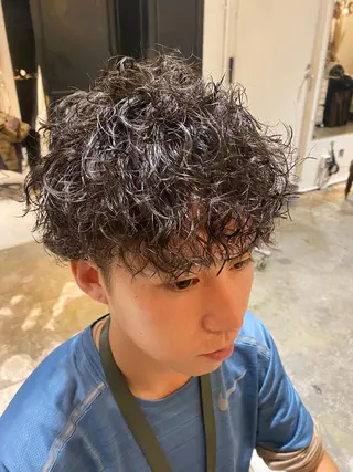 ショート メンズ バレイヤージュ職人 🔥代表YU-SHIのヘアスタイル