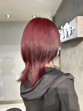 セミロング カラー 艶カラー🐳🫧 サヤカ 🐳のヘアスタイル
