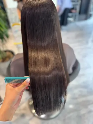 ロング カラー 韓国艶髪/透明感 カラー/ひなののヘアスタイル