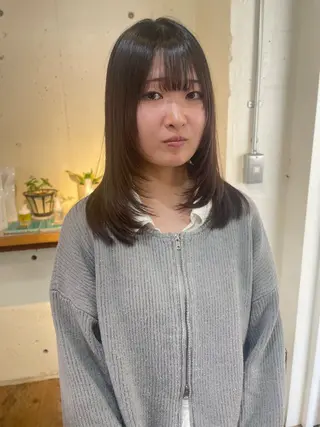 ロング YUKI 新宿カット パーマ/カラーのヘアスタイル