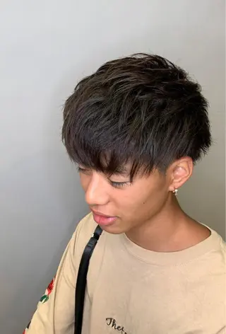 ショート メンズ ウスイ ハルカのヘアスタイル