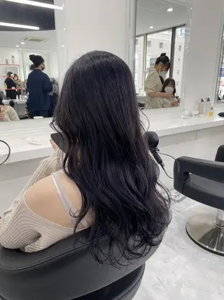 カラー 大人っぽ韓国ヘア 寒色💙yuma💙のヘアスタイル