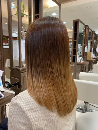 ロング パーマ 《大人気髪質改善》 プログレス国分寺店のヘアスタイル