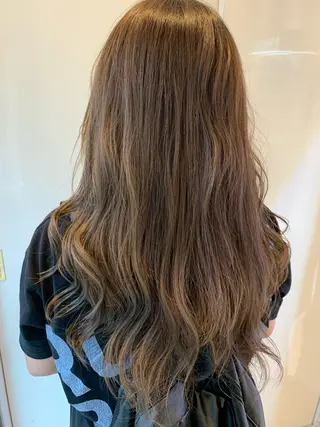 セミロング カラー 美髪形成！色素改善！ 秋田　和輝のヘアスタイル