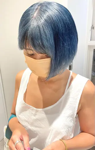 ショート カラーモデル募集中 美容室ハピスのヘアスタイル