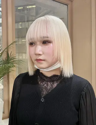 カラー 渋谷🎨ブリーチ特化 ×エクステ🎨レンのヘアスタイル
