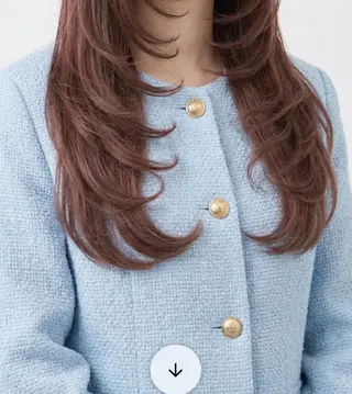 ロング はせがわ りえのヘアスタイル