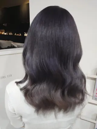 ミディアム カラー 東梅田/美髪矯正/ 大貫一輝のヘアスタイル