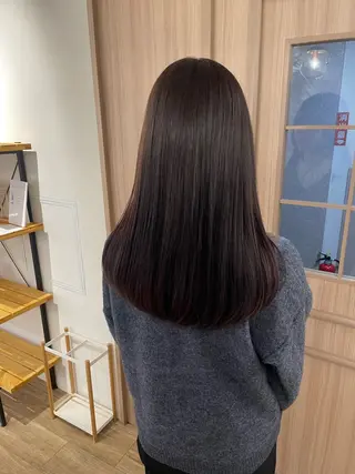 セミロング 透明感カラー/顔周り カット/ののか💞のヘアスタイル